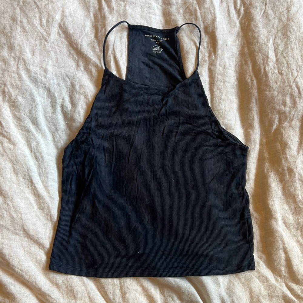 American Eagle Soft & Sexy Rib Racerback Tank